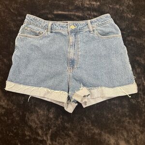 Hollister Blue Jean Cutoff Shorts